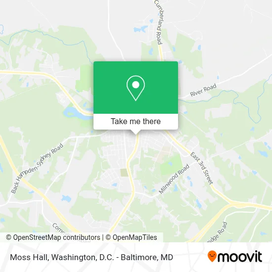 Moss Hall map
