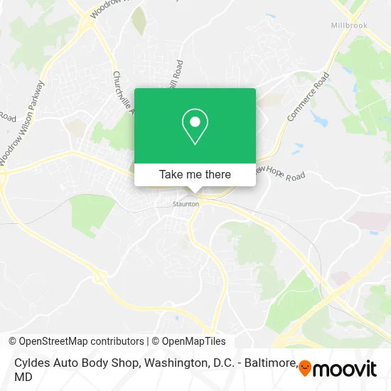 Cyldes Auto Body Shop map