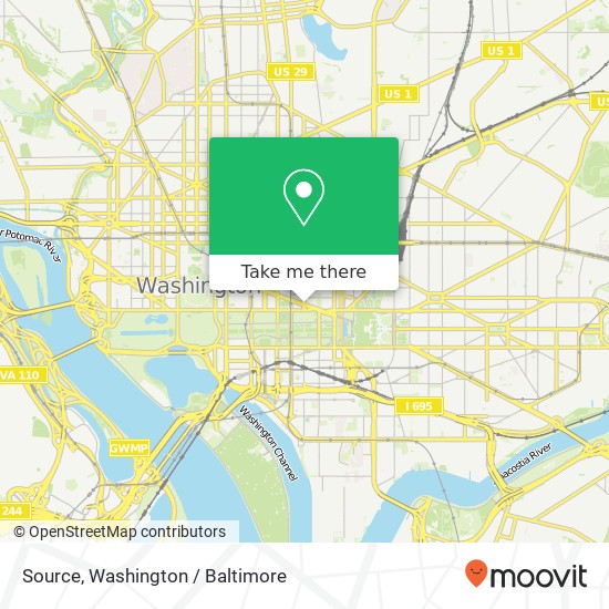 Source, 575 Pennsylvania Ave NW map