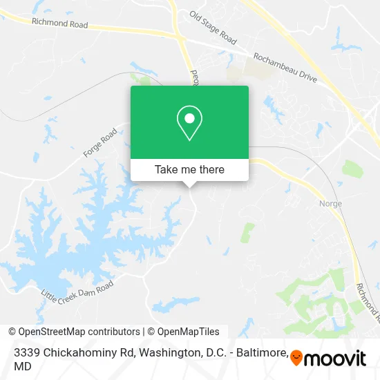 3339 Chickahominy Rd map