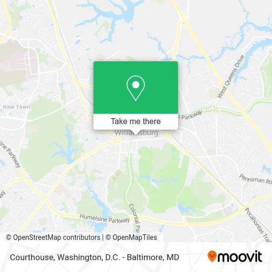 Courthouse map
