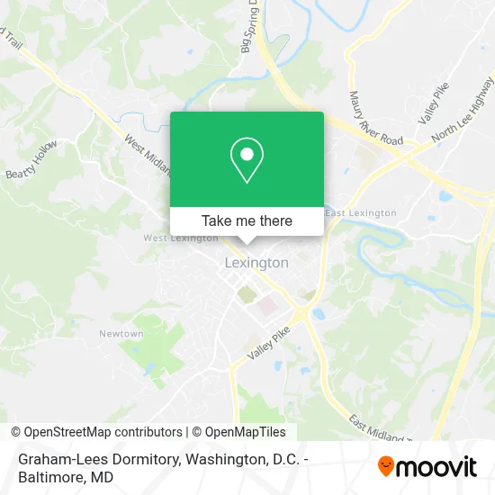Graham-Lees Dormitory map
