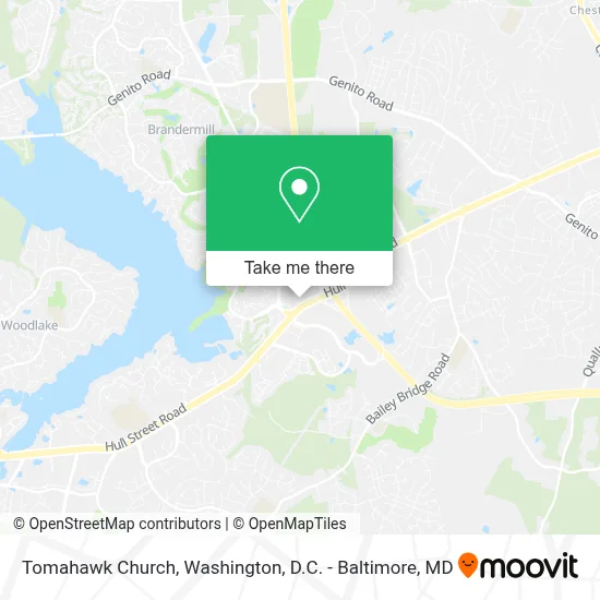 Tomahawk Church map