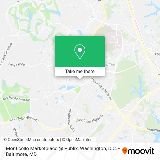 Monticello Marketplace @ Publix map