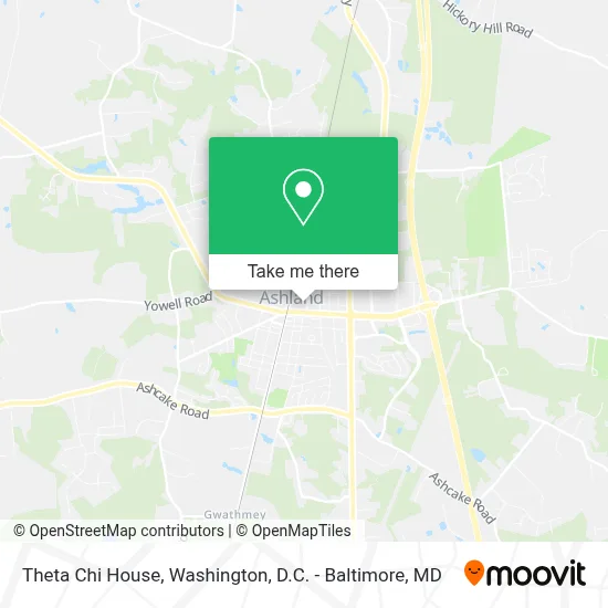 Theta Chi House map