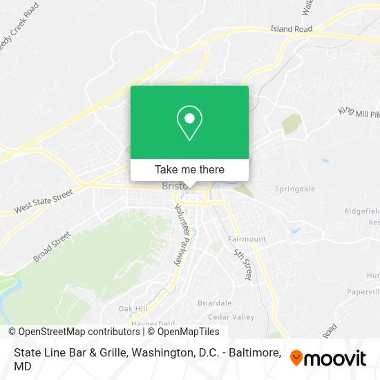 State Line Bar & Grille map