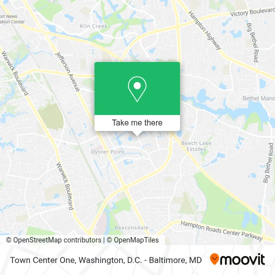 Town Center One map