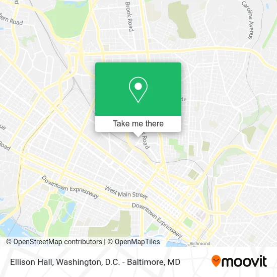 Ellison Hall map