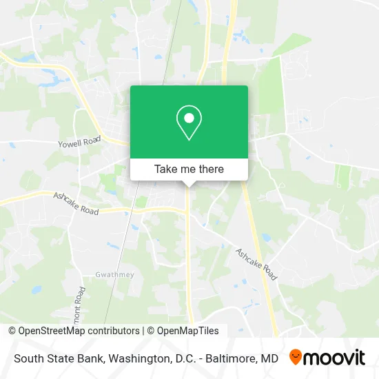 South State Bank map
