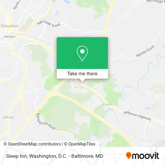 Sleep Inn map