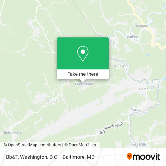 Bb&T map