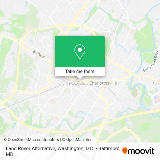 Land Rover Alternative map