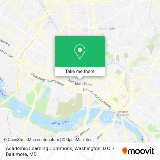 Academic Learning Commons map