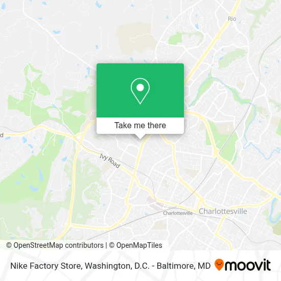 Nike Factory Store map