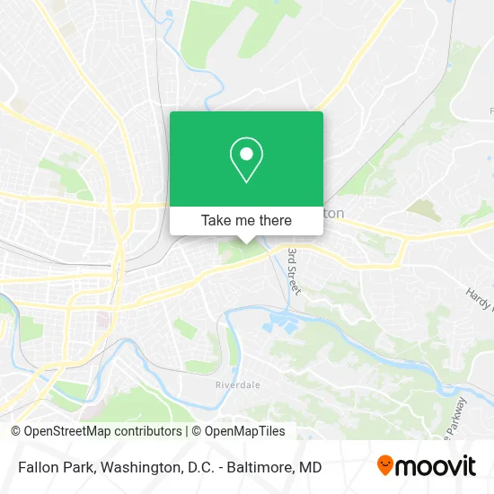 Fallon Park map