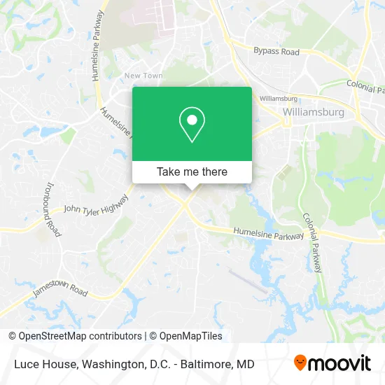 Luce House map