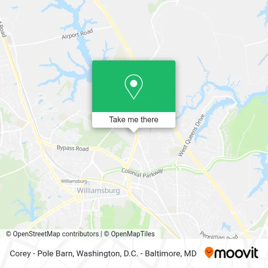 Corey - Pole Barn map