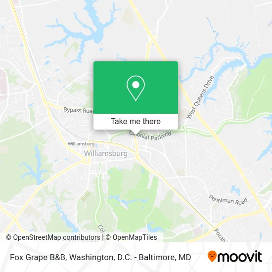 Fox Grape B&B map