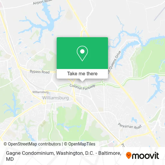 Gagne Condominium map