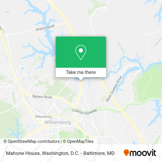 Mahone House map
