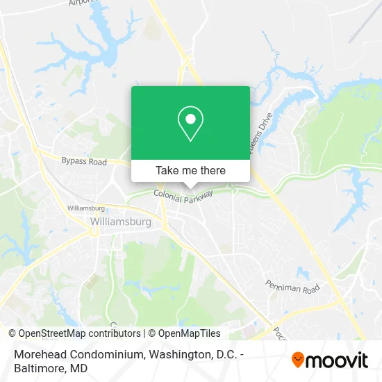 Morehead Condominium map