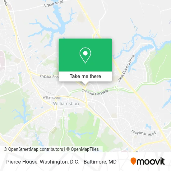 Pierce House map