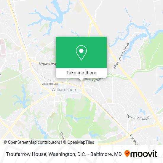 Troufarrow House map