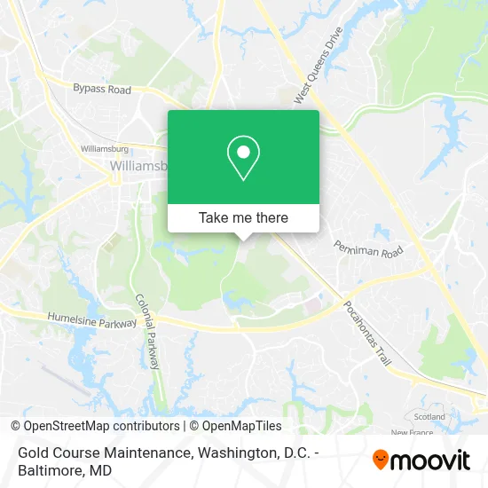 Gold Course Maintenance map