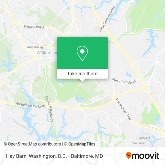 Hay Barn map