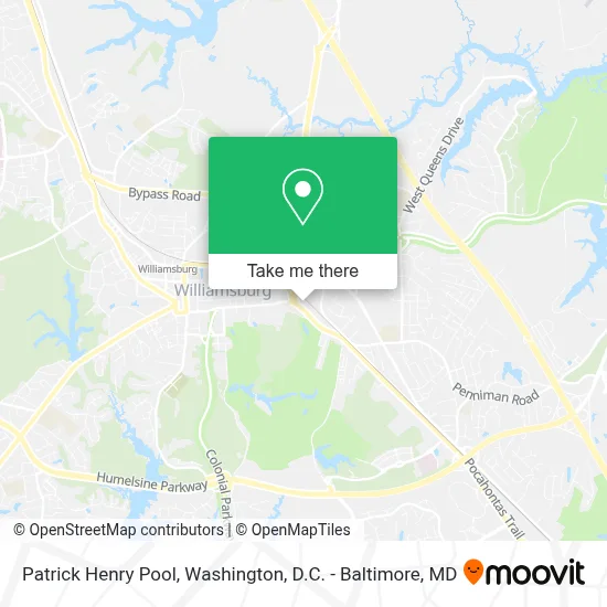 Patrick Henry Pool map
