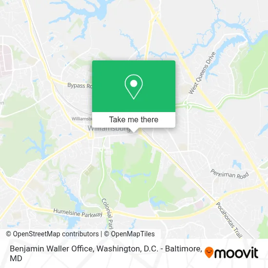 Benjamin Waller Office map