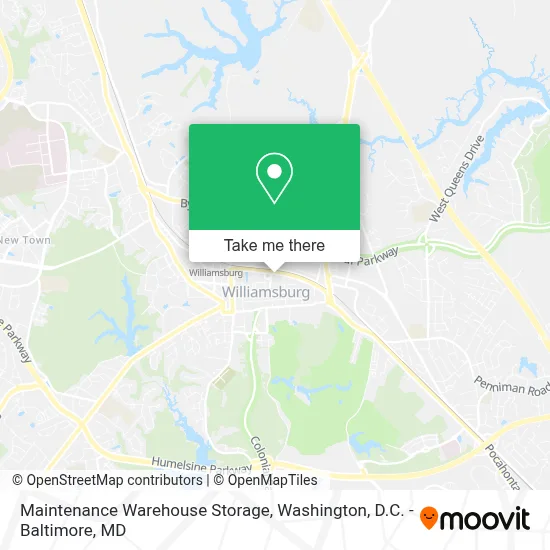 Maintenance Warehouse Storage map