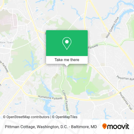 Pittman Cottage map