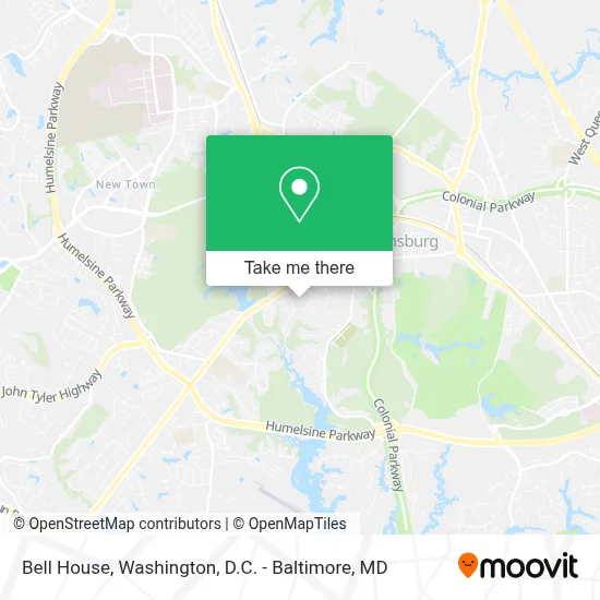 Bell House map