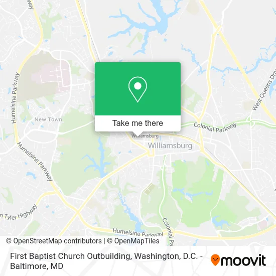 First Baptist Church Outbuilding map
