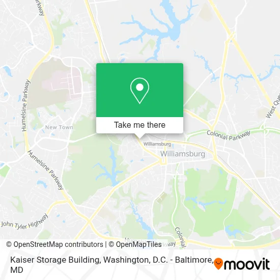 Kaiser Storage Building map
