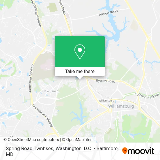 Spring Road Twnhses map