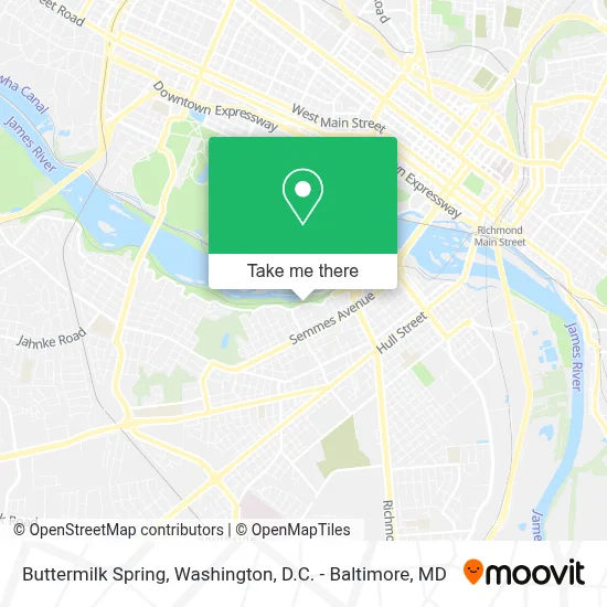 Buttermilk Spring map