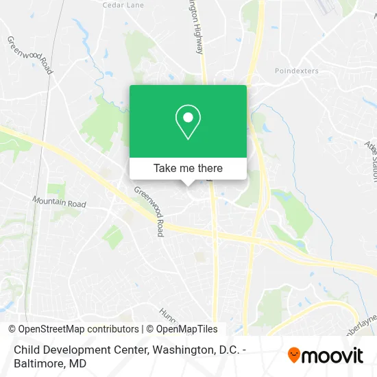 Child Development Center map