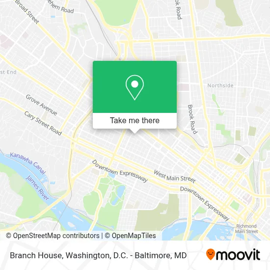 Branch House map