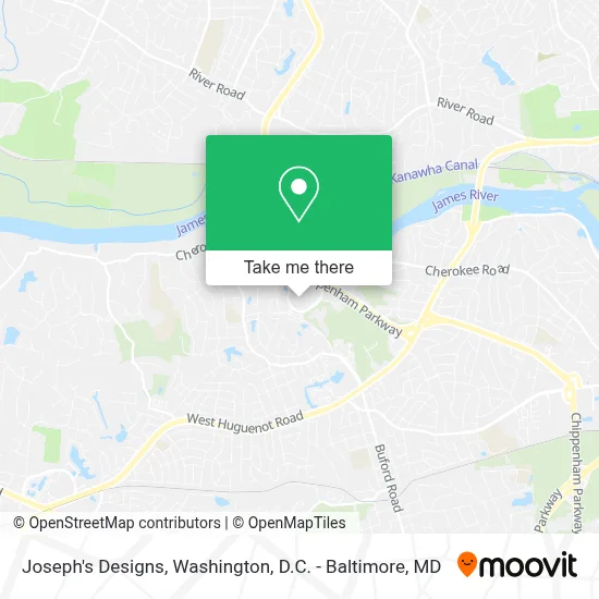 Joseph's Designs map