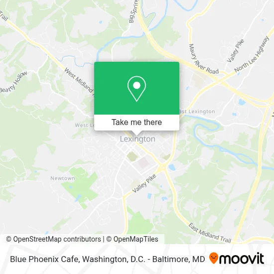 Blue Phoenix Cafe map