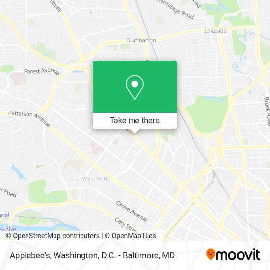 Applebee's map