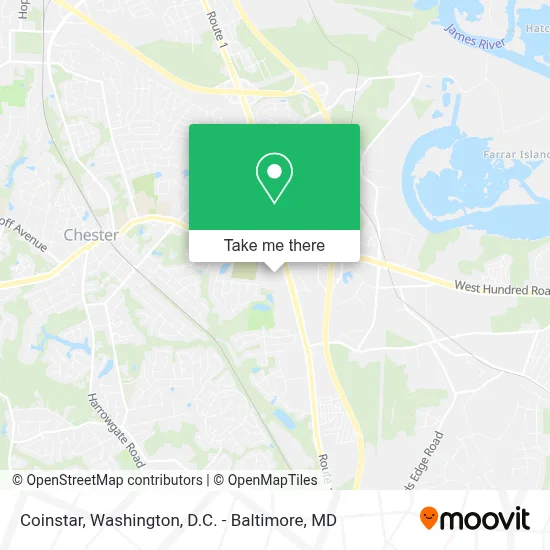Coinstar map