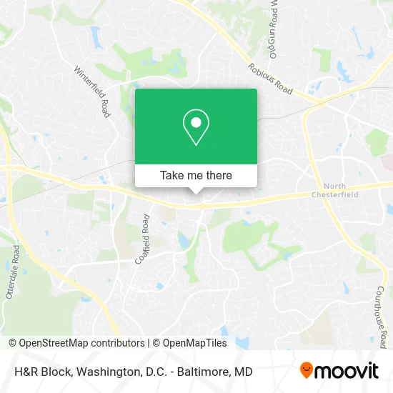 H&R Block map