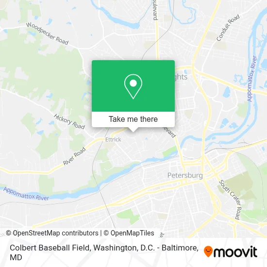 Colbert Baseball Field map