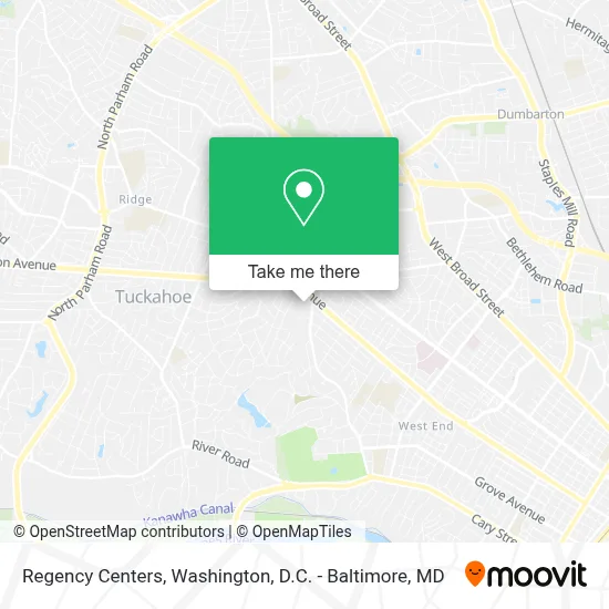 Regency Centers map