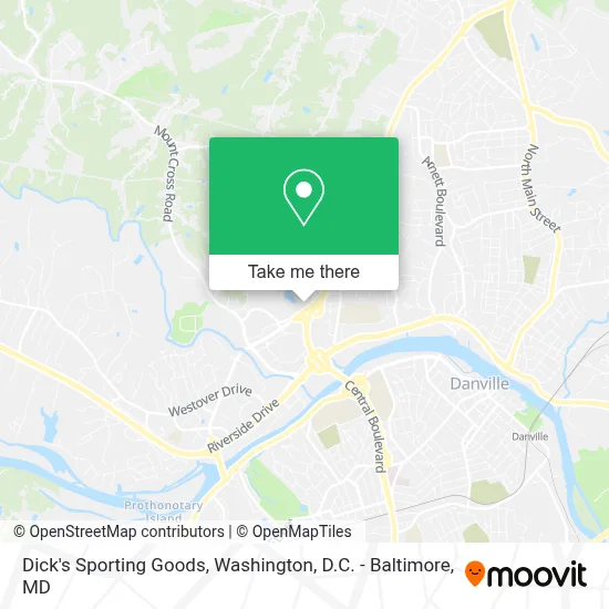 Dick's Sporting Goods map