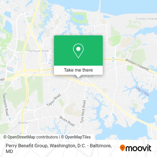 Perry Benefit Group map