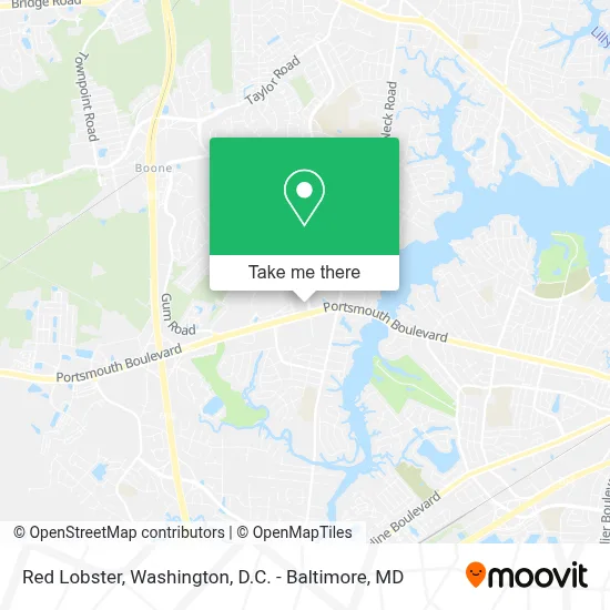 Red Lobster map